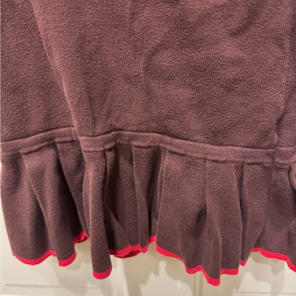 Baby Gap 2T Girls Brown & Red Sweater Dress - Picture 3 of 5